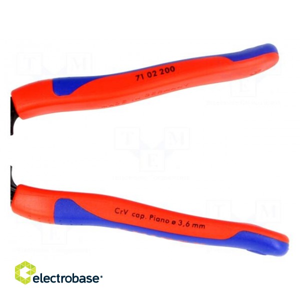 Pliers | side,cutting | Pliers len: 200mm | Cut: with side face image 3