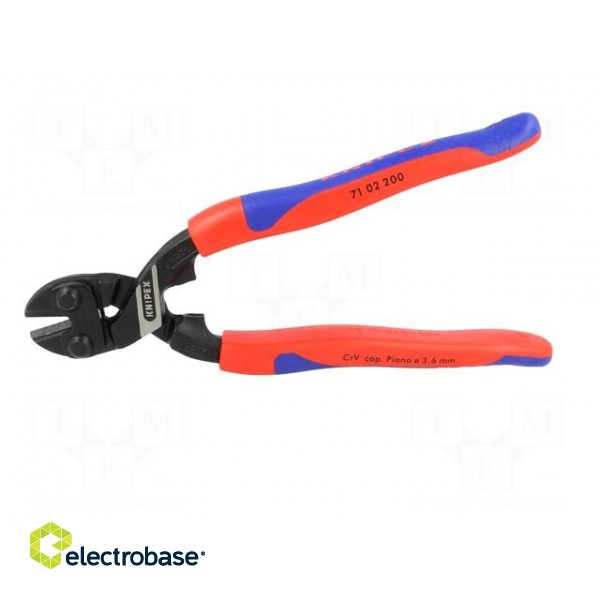 Pliers | side,cutting | Pliers len: 200mm | Cut: with side face image 5