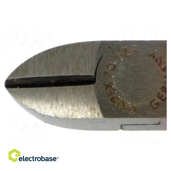 Pliers | side,cutting | ergonomic two-component handles | 125mm image 2