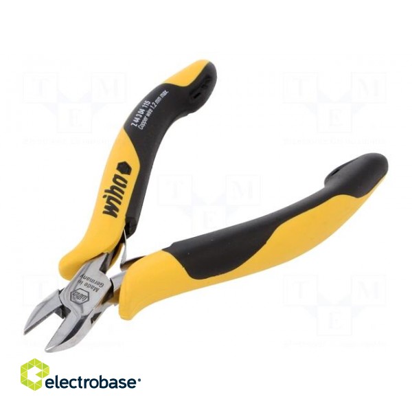 Pliers | side,cutting | ESD | Pliers len: 115mm | Professional ESD image 1