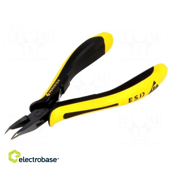 Pliers | side,cutting | ESD | Pliers len: 130mm | Cut: without chamfer image 1