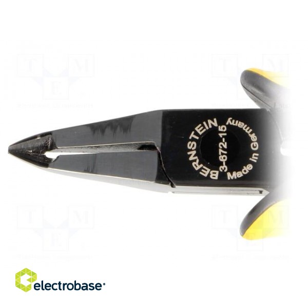 Pliers | side,cutting | ESD | Pliers len: 130mm | Cut: without chamfer image 2
