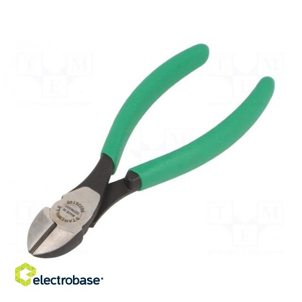 Pliers | side,cutting | handles with plastic grips | 140mm image 1