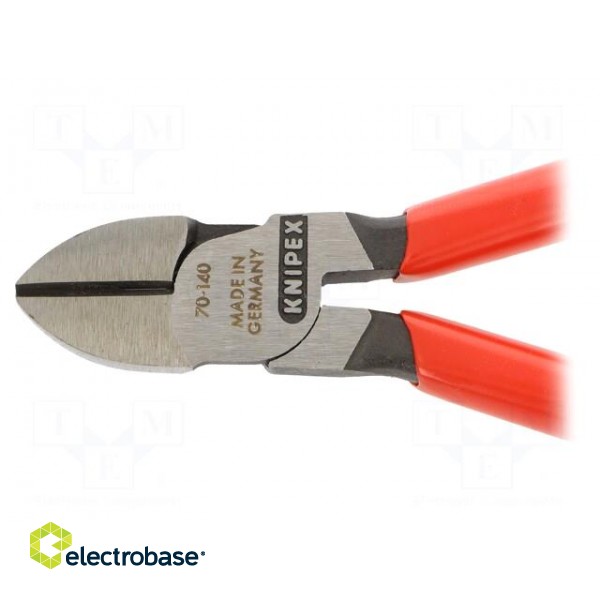 Pliers | side,cutting | plastic handle | Pliers len: 140mm image 4