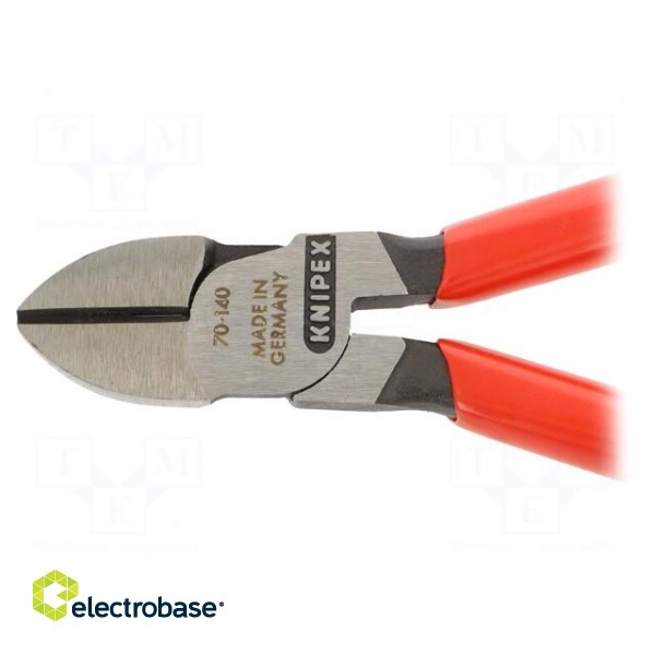 Pliers | side,cutting | handles with plastic grips | 140mm image 4