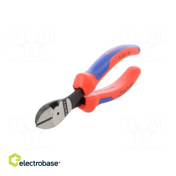 Pliers | side,cutting | plastic handle | Pliers len: 160mm paveikslėlis 5