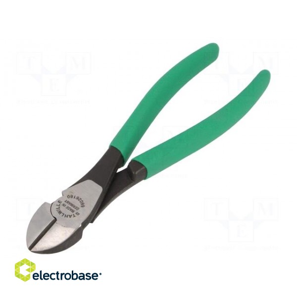 Pliers | side,cutting | handles with plastic grips | 180mm image 1