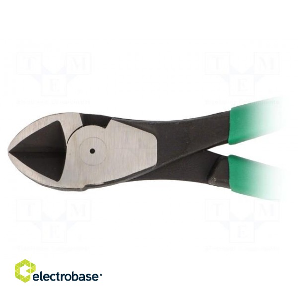 Pliers | side,cutting | handles with plastic grips | 180mm image 3