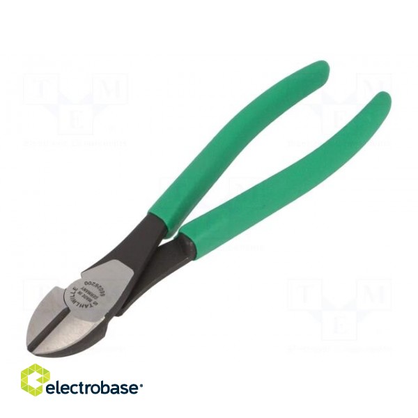 Pliers | side,cutting | handles with plastic grips | 200mm image 1