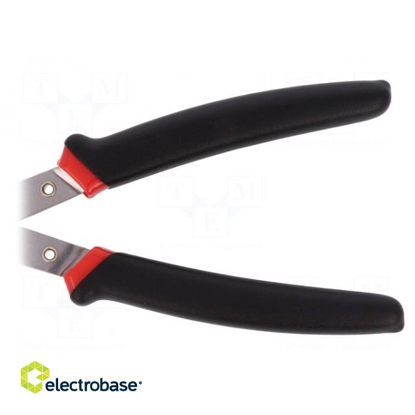 Pliers | side,cutting | handles with plastic grips,return spring image 2