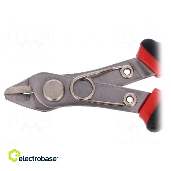 Pliers | side,cutting | handles with plastic grips,return spring image 3
