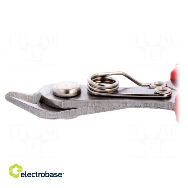 Pliers | side,cutting | handles with plastic grips,return spring image 5