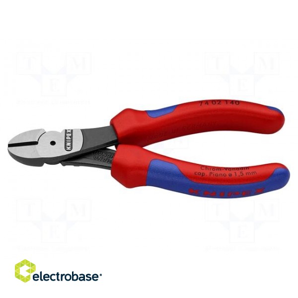Pliers | side,cutting | high leverage | 140mm