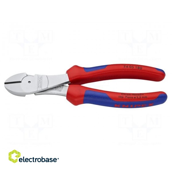 Pliers | side,cutting | high leverage | 180mm