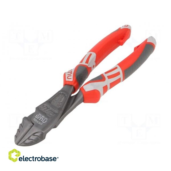 Pliers | side,cutting | high leverage | 180mm | with side face image 1