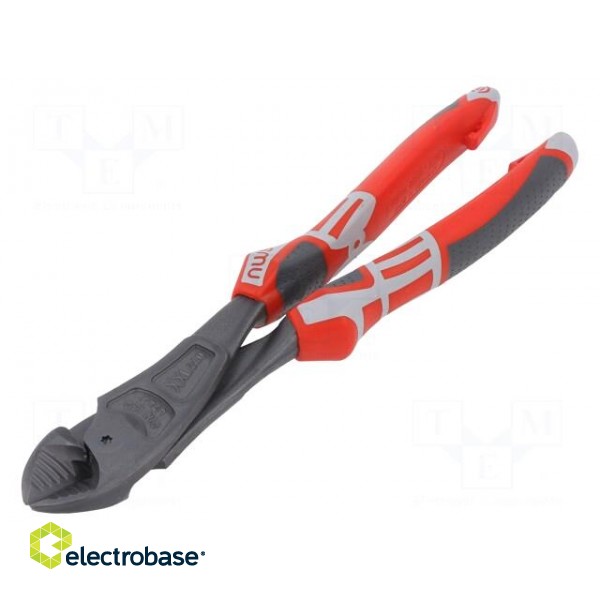 Pliers | side,cutting | high leverage | 240mm | with side face image 1