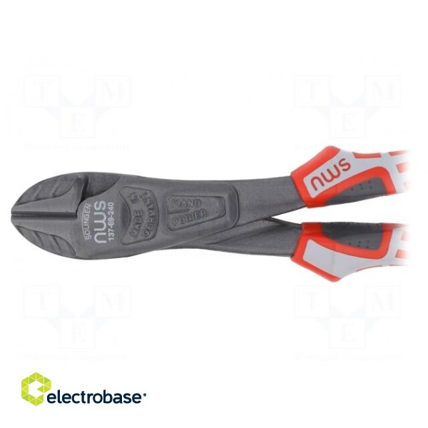 Pliers | side,cutting | high leverage | 240mm | with side face фото 4