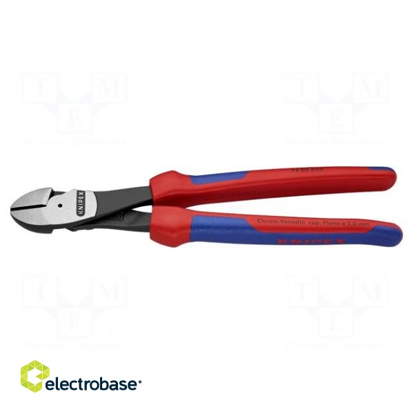 Pliers | side,cutting | high leverage | 250mm