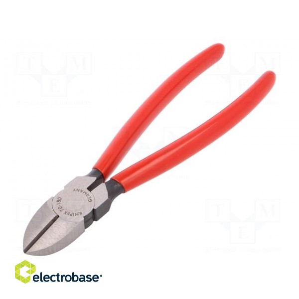 Pliers | side,cutting | plastic handle | Pliers len: 180mm image 1