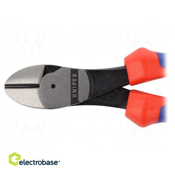 Pliers | side,cutting | plastic handle | Pliers len: 200mm image 3