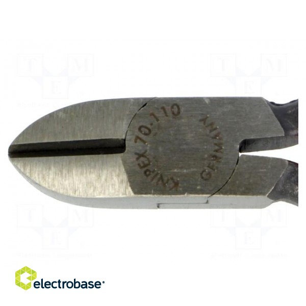 Pliers | side,cutting | PVC coated handles | Pliers len: 110mm image 2