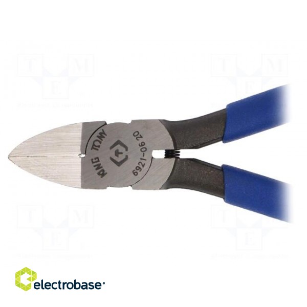Pliers | side,cutting | PVC coated handles | 155mm image 3