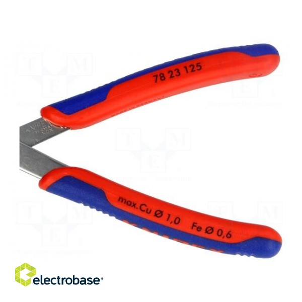 Pliers | side,cutting,curved,precision | Pliers len: 125mm image 3