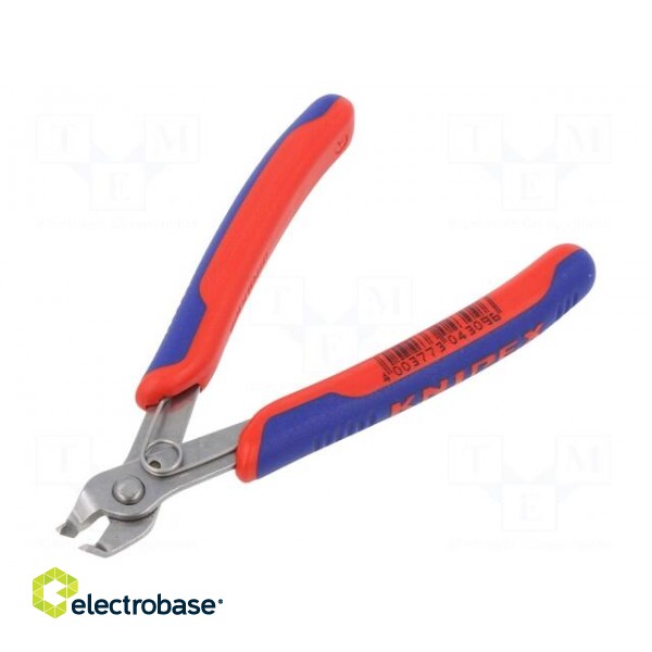 Pliers | side,cutting,curved,precision | 125mm | without chamfer image 1