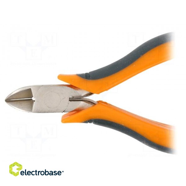 Pliers | side,cutting,miniature | anti-slip handles,satin | 110mm image 3