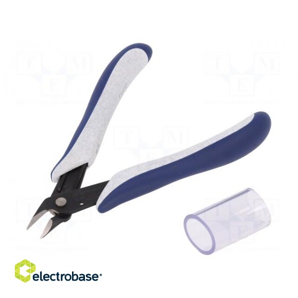 Pliers | side,cutting,miniature | ESD | Pliers len: 127mm image 1