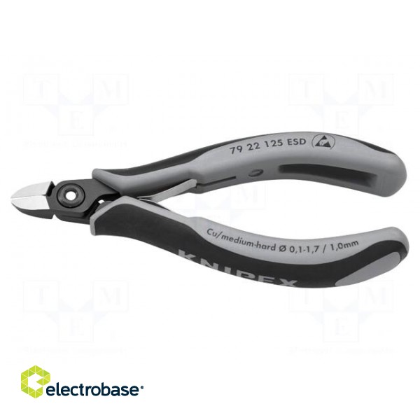 Pliers | side,cutting,precision | ESD | 125mm