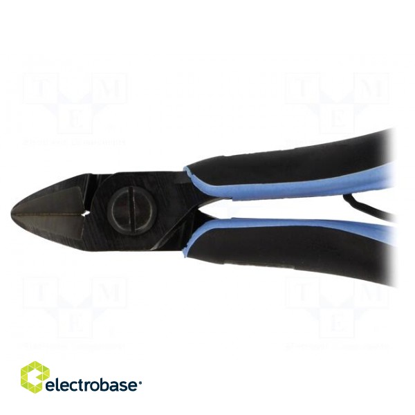Pliers | side,cutting,precision | ESD | oval head | Pliers len: 147mm image 3
