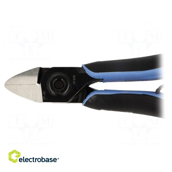Pliers | side,cutting,precision | ESD | oval head | Pliers len: 147mm image 4