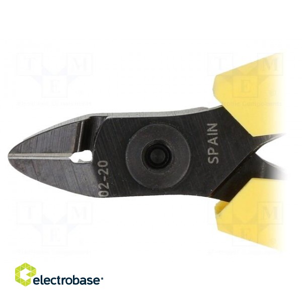 Pliers | side,cutting,precision | ESD | oval head,blackened tool image 2