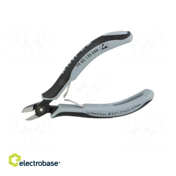 Pliers | side,cutting,round,precision,with small chamfer | ESD image 7