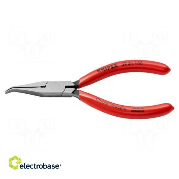 Pliers | curved,elongated | 135mm