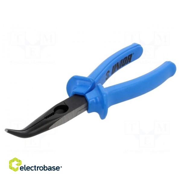 Pliers | curved,half-rounded nose | 200mm | 512/4G