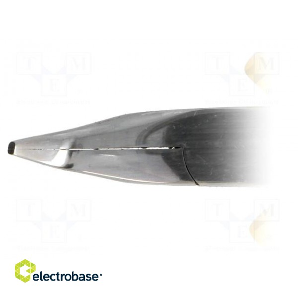 Pliers | curved,half-rounded nose | ESD | 120mm | Professional ESD image 5