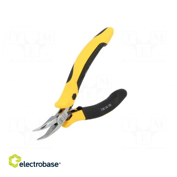 Pliers | curved,half-rounded nose | ESD | 120mm image 6