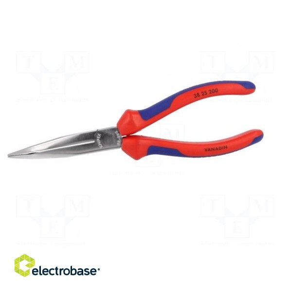 Pliers | curved,half-rounded nose | for gripping,for bending фото 6