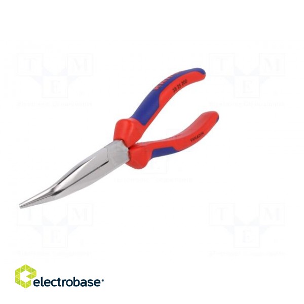 Pliers | curved,half-rounded nose | for gripping,for bending фото 5