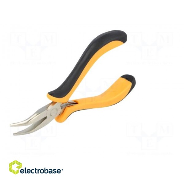 Pliers | curved,precision,half-rounded nose | 130mm фото 6