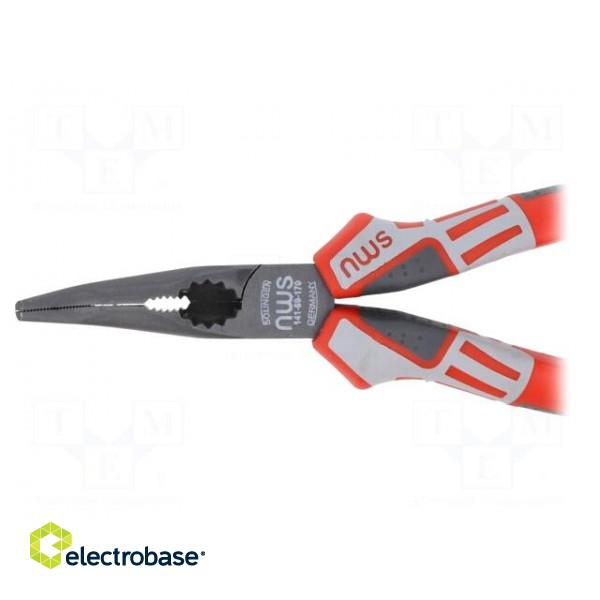 Pliers | curved,telephone | 170mm | Cut: with side face фото 3