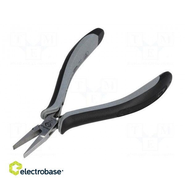 Pliers | flat | ESD | Blade length: 22mm | Tool length: 130mm image 1