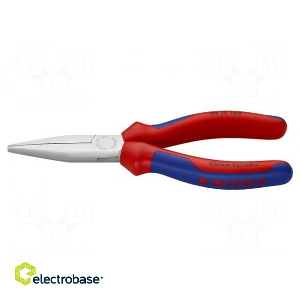 Pliers | flat,elongated | 160mm