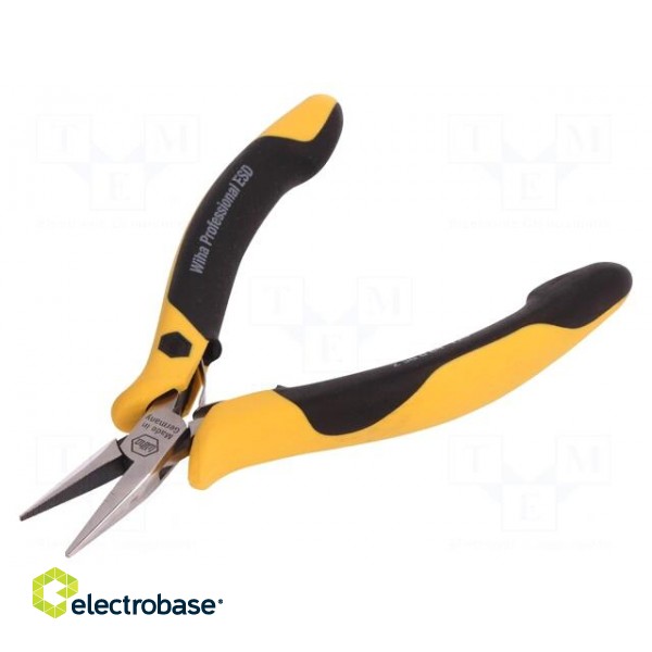 Pliers | half-rounded nose | ESD | Pliers len: 120mm image 1