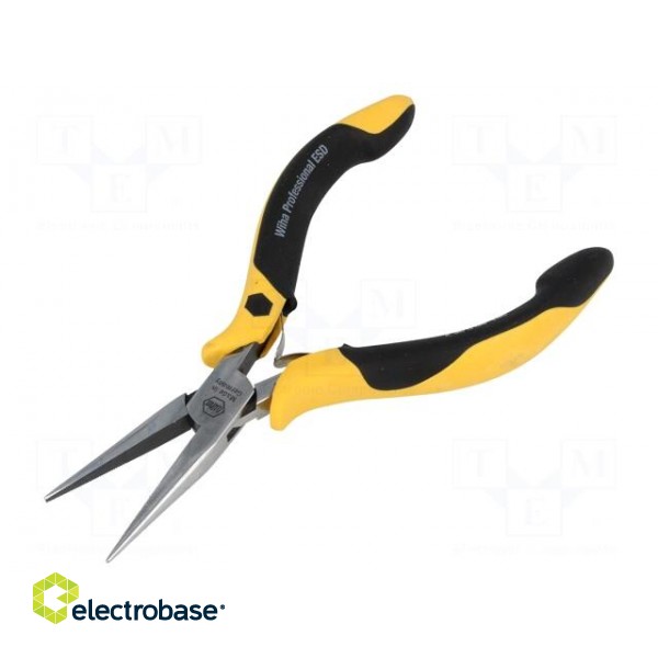 Pliers | half-rounded nose | ESD | Pliers len: 145mm фото 1