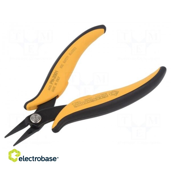 Pliers | gripping surfaces are laterally grooved,flat | 146mm paveikslėlis 1