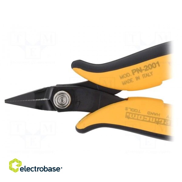 Pliers | gripping surfaces are laterally grooved,flat | 146mm paveikslėlis 3
