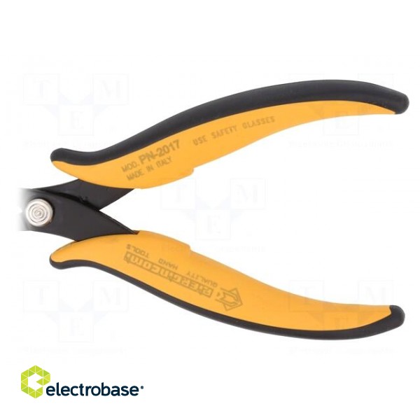 Pliers | gripping surfaces are laterally grooved,flat | 160mm image 2
